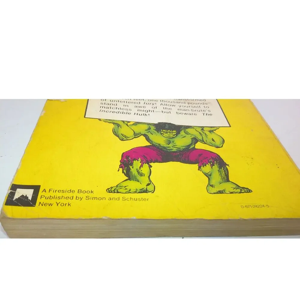 The Incredible Hulk Stan Lee 1978 1st Edition Fireside/Simon & Schuster